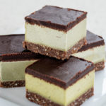 Mint Chocolate Cheesecake Slice